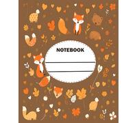 Composition Notebook: Adorable Forest-Themed Design | 7.5" x 9.5" | 110 Pages | Perfect for School, Journaling, or Creative Writing