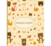 Composition Notebook: Adorable Forest-Themed Design | 7.5" x 9.5" | 110 Pages | Perfect for School, Journaling, or Creative Writing
