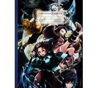 Composition NoteBook: Anime Deemon Su SSlayer S1 Best Gift For Children Beautiful Anime College Ruled Cover Wide Ruled School Office Work From Home - 8.5x11 Inches , 110 page