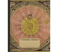 Composition Notebook. Celestial astrology universe: Cosmic heavens & space theme. Vintage esoteric cosmology cover. Aesthetic journal for school or college.