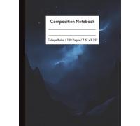 Composition Notebook: College Ruled, 120 Pages, 7.5 x 9.25 | Deep Space Design with Stars and Cosmic Shadows for Journaling, School Notes and Creative Writing