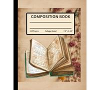 Composition Notebook, College Ruled, 7.5" x 9.25", Vintage Illustration Cover, 110 Sheets Paperback: For Students, Teachers, and Everyday Writing