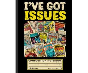 Composition Notebook College Ruled: Comic Book Collector Design with Retro Reading Theme - Fun Journal for Comic Readers, Fans, and Graphic Novel Enthusiasts