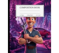 Composition Notebook - College Ruled for Students back to school: Mechanic school supplies back to school