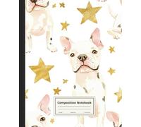 Composition Notebook College Ruled: Pit Bull Terrier Illustration | Cute Dog Breed Journal For School, College, Office, Work | Wide Lined