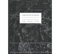Composition Notebook College Ruled: Vintage Astronomy Illustration | Aesthetic Journal for University, School, Work