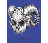 COMPOSITION NOTEBOOK: COLLEGE RULED WITH 80 PAGES... FEATURES A DEMON GRAPHIC ON THE COVER. GREAT FOR GIFTS AND STUDENTS