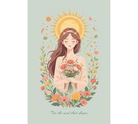 Composition Notebook College Ruled: With Spiritual Woman and Flowers Illustration | A gift for girls & women | Perfect for journaling, note-taking, and writing | 6” x 9” | 168 Pages