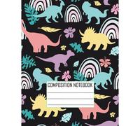 Composition Notebook:: Dinasurs Print ,Five Star Customizable Interactive Composition Book, College Ruled