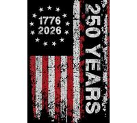 Composition Notebook: Distressed USA Flag 250 Years Celebration: 1776-2026 Vintage Patriotic Design, Lined Pages for Writing, Journaling & School Notes