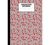Composition Notebook: Electric Guitar Player Pattern Wide Ruled Comp Book