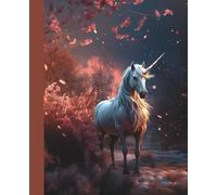 Composition Notebook: Fantasy Unicorn Wide-Ruled 100 pages