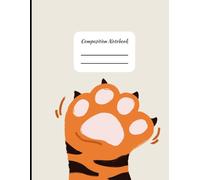 Composition Notebook for K-12 Schools with Tiger Mascot for students and teachers class notes: 8.5x11 College Ruled Notebook | 121 Pages | teacher ... elementary, middle school, and high school