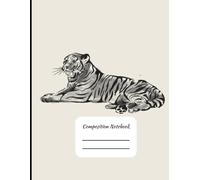 Composition Notebook for K-12 Schools with Tiger Mascot for students and teachers class notes: 8.5x11 College Ruled Notebook | 121 Pages | teacher ... elementary, middle school, and high school