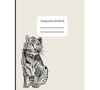 Composition Notebook for K-12 Schools with Tiger Mascot for students and teachers class notes: 8.5x11 College Ruled Notebook | 121 Pages | teacher ... elementary, middle school, and high school
