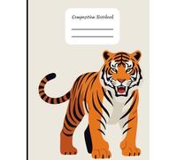 Composition Notebook for K-12 Schools with Tiger Mascot for students and teachers class notes: 8.5x11 College Ruled Notebook | 121 Pages | teacher ... elementary, middle school, and high school