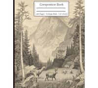 Composition Notebook for Students College Rule/ School Notes/ Journal/ Vintage Wildlife Illustration/ Gift for Students: Vintage Illustration Aesthetic College Rule Notebook for Students