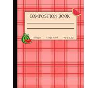 Composition notebook for students college ruled/ back to school aesthetic notebook/ gift for students: Cute and colorful college rules notebook / journal for work and school