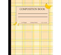Composition notebook for students college ruled/ back to school aesthetic notebook/ gift for students: Cute and colorful college rules notebook / journal for work and school