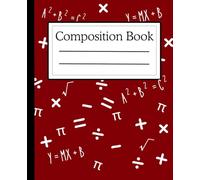 Composition Notebook for Students College Ruled Math Theme | 120 Pages | Gift for Students: Math Theme Aesthetic College Ruled Notebook for Students