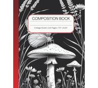 Composition Notebook for Students College Ruled School Notes Journal Butterfly Design| Gift for Students: Aesthetic College Ruled Notebook for Students