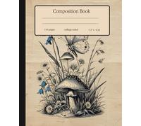 composition notebook for students | college ruled | school notes | journal vintage | butterfly illustration | gift for students.: vintage illustration aesthetic college ruled notebook for students