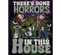 Composition Notebook: Funny Horror Monsters Dancing In This House, Wide Ruled Halloween Exercise Book for Teens, Boys, Girls, Students, School, College, and Creepy Comedy Fans Writing Notes