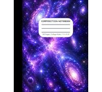 Composition Notebook - Galaxy Cover: 120 Pages | College Ruled | Notebook for School, Notes, and Writing