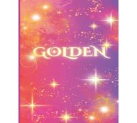 Composition Notebook: GOLDEN, Pink, Purple, Blue Softcover with Star Details | Cute Journal for Girls, Teens, Women and Students | 100 Page, College ruled, 7.5 x 9.25