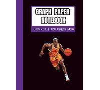 Composition Notebook Graph Paper Purple: Perfect for Graphing, Drawing, and Technical Work | 8.25 x 11 Inch | 20.95 x 27.94 cm | 120 Pages | 4x4 grid | School Supplies