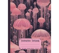 Composition Notebook: Hot pink cute aesthetic jellyfish cover. Medusa sea animal creature. Fairytale fantasy illustration style. College ruled.