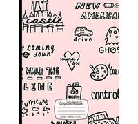 Composition Notebook: Indie Pop Expression, Wide Ruled, 7.5 x 9.25 inches, 100 Pages - Ideal for Dreamers, And Lyricists ( Notebook )