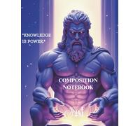 Composition Notebook: Knowledge is power | A5 with 180 lined pages | For Students, School, College, Journaling, Notes or Free Writing