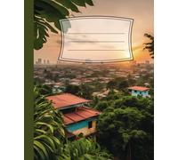 Composition Notebook - Lagos Sunset: Inspired by the Vibrance and Beauty of Africa for Culture & Travel Enthusiasts, Students, Work Colleagues , University and School