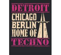 Composition Notebook: Lined Journal Edm Music Lover Gift Techno Berlin Detroit Music Dj 120 Pages