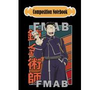 Composition Notebook: Maes Hughes Full-metal alchemist brotherhood Hagane no Renkinjutsushi Retro Colour Stripe | Gift | Anime T- Essential T-Shirt, ... Page Blank Lined Paperback Journal/Notebook