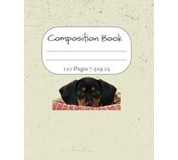 Composition Notebook: Man’s best friend loves unconditionally.