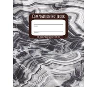 Composition Notebook: Marble Agate Pattern Design for Note-Taking - Back to School and Everyday Use