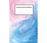 Composition Notebook: Mermaid Scales Pastels Waves Back To School Notebook For Girls