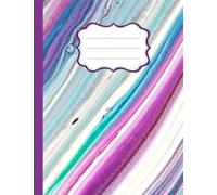 Composition Notebook - Multi Color Shade Glossy Cover | Wide Ruled | 120 Pages | 7.44 x 9.69 in | Ideal for School, College, Office, and Journaling | BP022