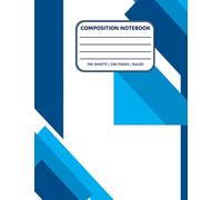 Composition Notebook, Ruled Notebook ,Single Line Ruled Notebook , Student Ruled Notebook, Ideal for College and School Students: Ruled Pages, 100 ... with Date & Page No Printed on All Pages