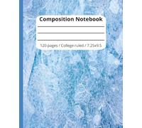 Composition Notebook: Shattered Glass. 120 Pages, College Ruled. Students for note taking, drawing, tasks, goals. Boys, Girls, and Adults.