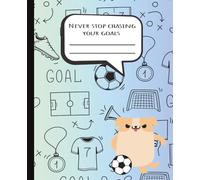 Composition Notebook: Soccer theme with cute dog | Wide Ruled Notebook | Composition Notebook Wide Ruled, 7.5 x 9.25, 100 Pages, for Kids, Teens, Adults, Students