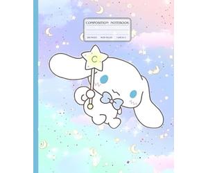 Composition Notebook: Sweet Notes, Wide Ruled, 7.5 x 9.25 inches, 100 Pages For Teens, Students, School Notes, and Fans of All Things Cute ( Notebook )