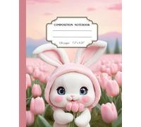 Composition Notebook: Sweet Sky Puppy , Soft Pastel Spring Notebook for Kids & Teens & Ideal for Writing , College Ruled (120 pages)