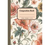 Composition Notebook:: Wide Ruled, 200 Pages (100 Sheets), 7.5 x 9.75 in Standard size, Date Writing on Corner for Kids, Teens and Adults.