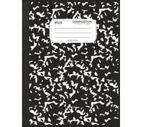 Composition Notebook Wide Ruled - Classic Black and White Marble Cover | 100 Sheets / 200 Pages |: School Writing Notebook for Students and Teachers