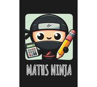 Composition Notebook - Wide Ruled - Maths Ninja Design: Maths Journal for College, University, School, Office or Work