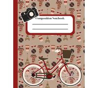 Composition Notebook Wide-Ruled:: Paris in Red