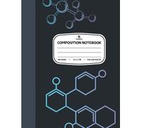 Composition Notebook With Hexagonal Graph Paper: For Science and Math Graphing | 1/4 inches Hexagonal | 100 pages | 8.5 x 11 in